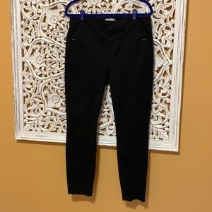 Loft outlet skinny ankle pants, black